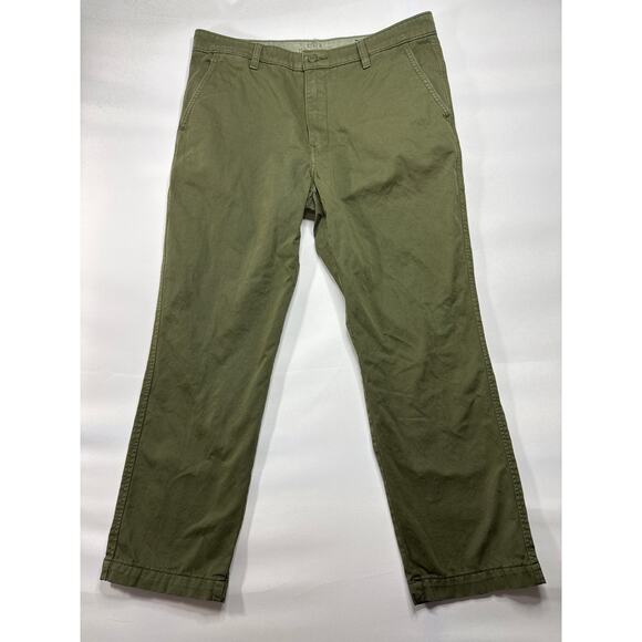 Levi's XX Chino Men's Authentic Relaxed Green Chino Pants - Size 34x30 (35x27.5) - Picture 1 of 8